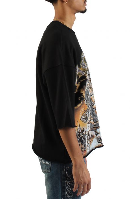 Pestilence Crop T-Shirt  Black