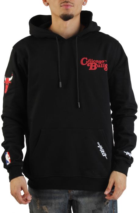 NBA Chicago Bulls Souvenir Pullover Hoodie  Black