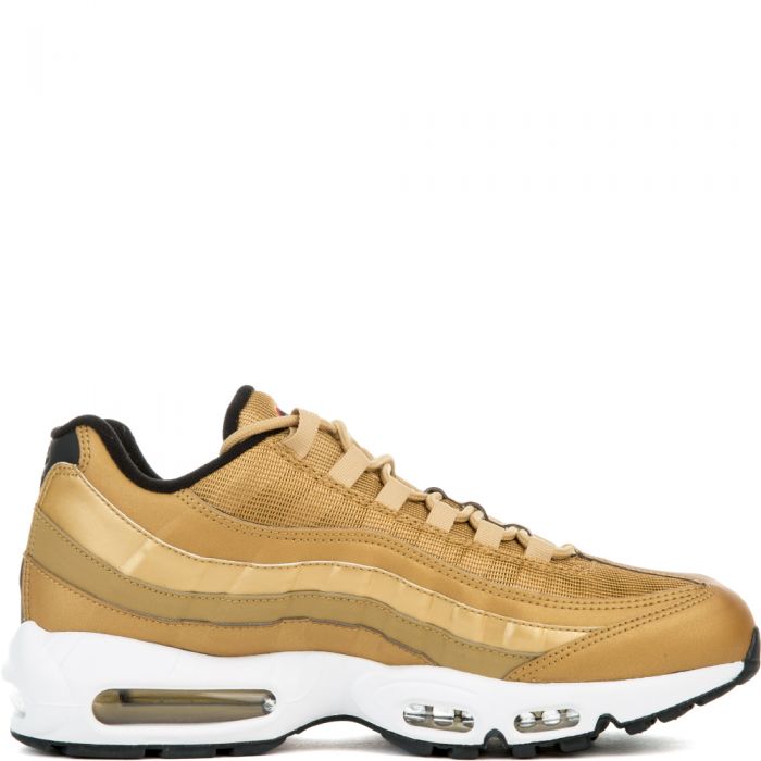 AIR MAX 95 PREMIUM QS SHOE METALLIC GOLD/VARSITY RED-BLACK-WHITE