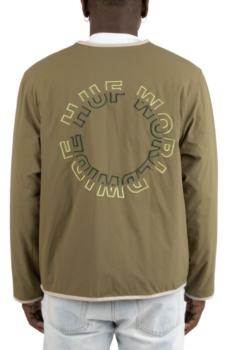 Reversible Liner Jacket Cream/Sage