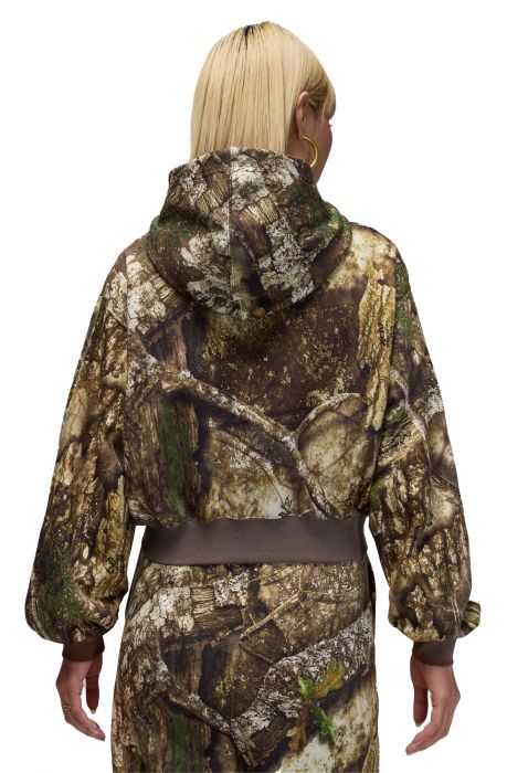  Brooklyn Fleece  Realtree Mod Crop Full-Zip Hoodie Sail/Sail
