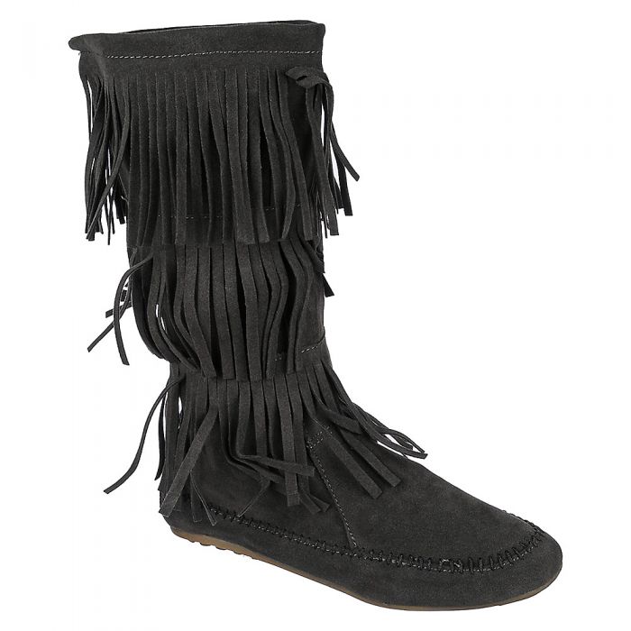 Fringe Pocket Boot Cherokee-03 grey grey