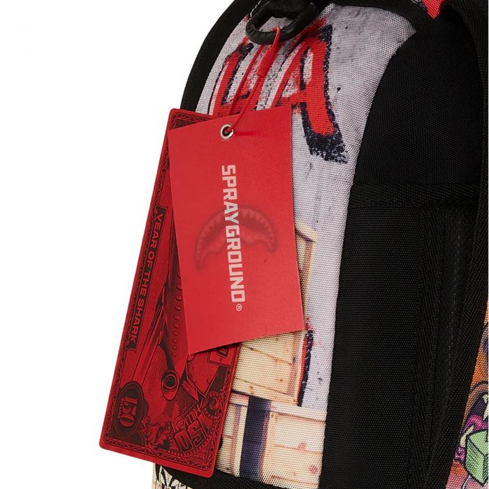 Harley Quinn With Hyenas DLXR Backpack Multi Color