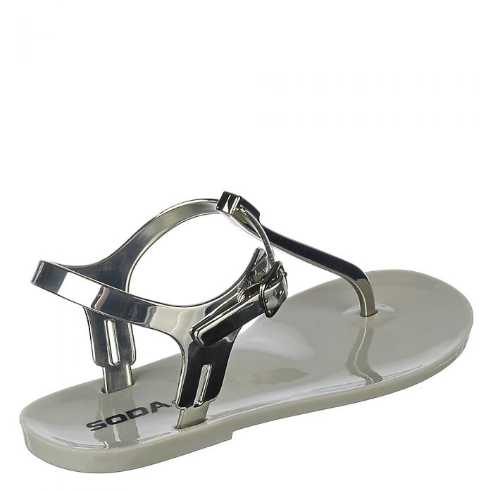 Ian-S Flat Sandals Silver