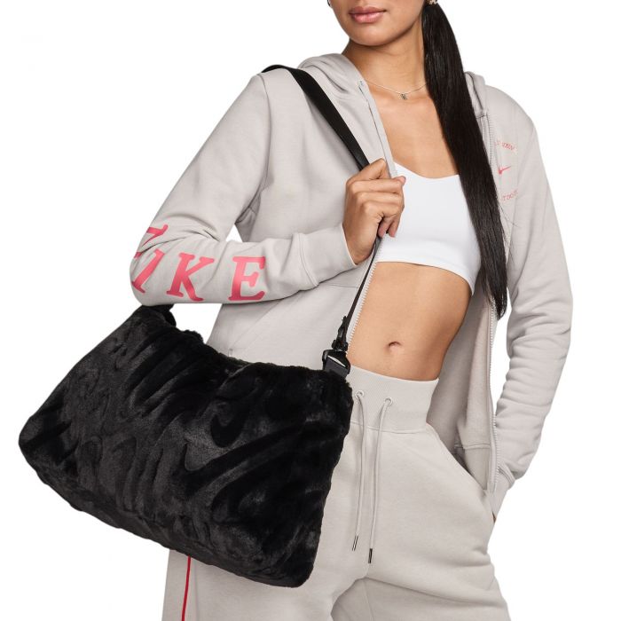 Faux Fur Tote (10L) Black