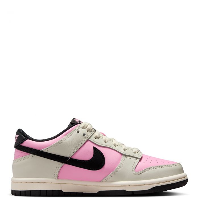 Grade-School Dunk Low  Pink Rise/Black-Lt Orewood Brn