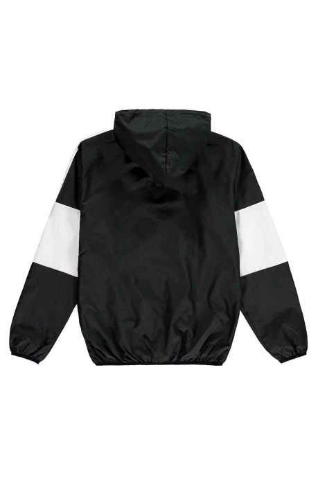 Leyton Windrunner Jacket Black All Black/ White