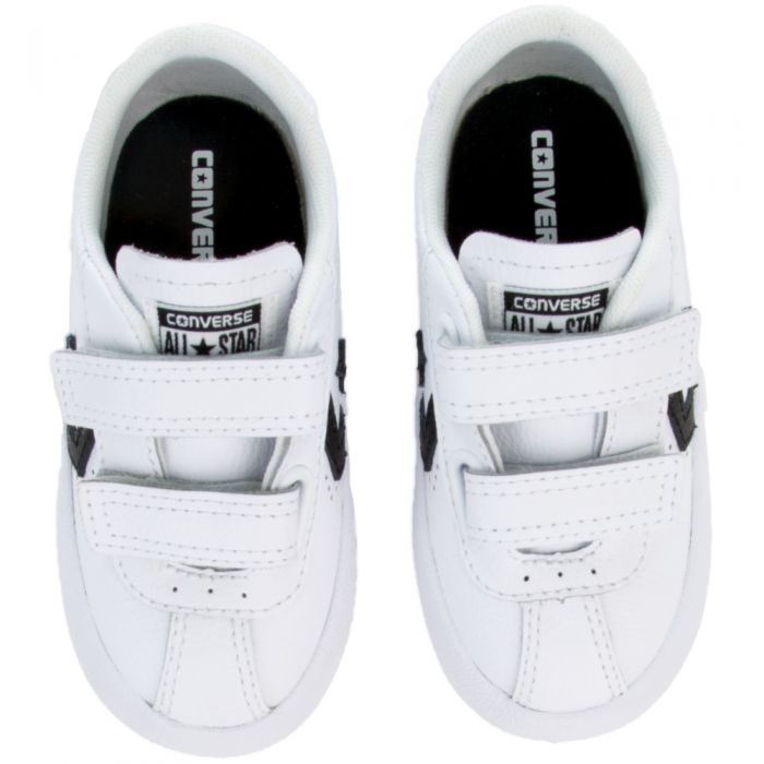 Converse Breakpoint 2V Toddler White Sneaker WHITE/BLACK/WHITE