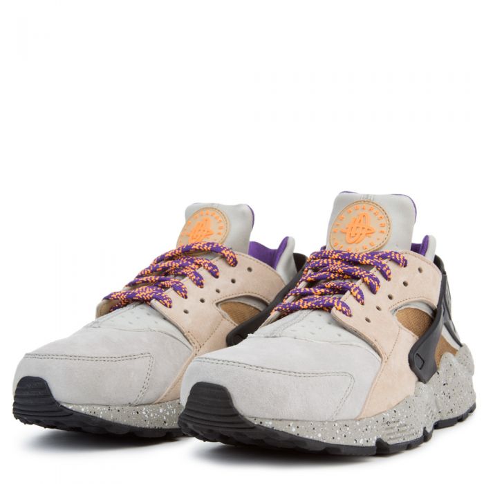 Air Huarache Run LINEN/GOLDEN BEIGE-BLACK-COURT PURPLE