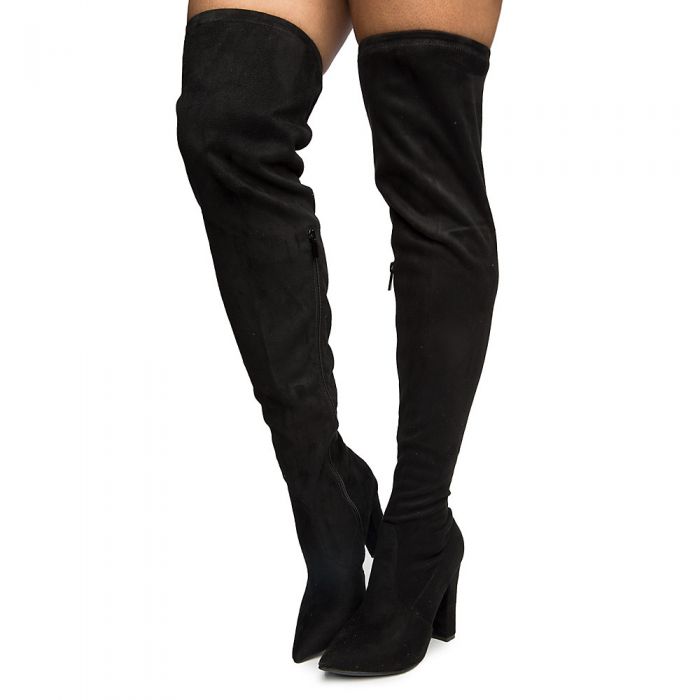 BAMBOO Madam-07M Thigh High Boots JPM MADAM-07M/BLKSFS - Shiekh