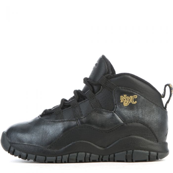 jordan 10 black and gold