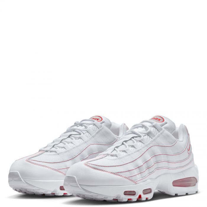 Air Max 95 OG White/White-University Red-Wolf Grey
