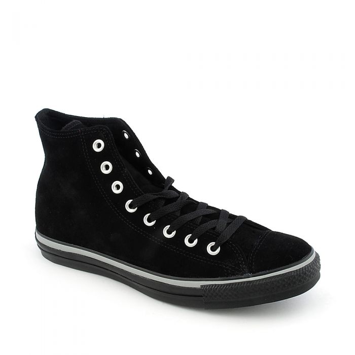 Mens All Star Leather Hi BLACK