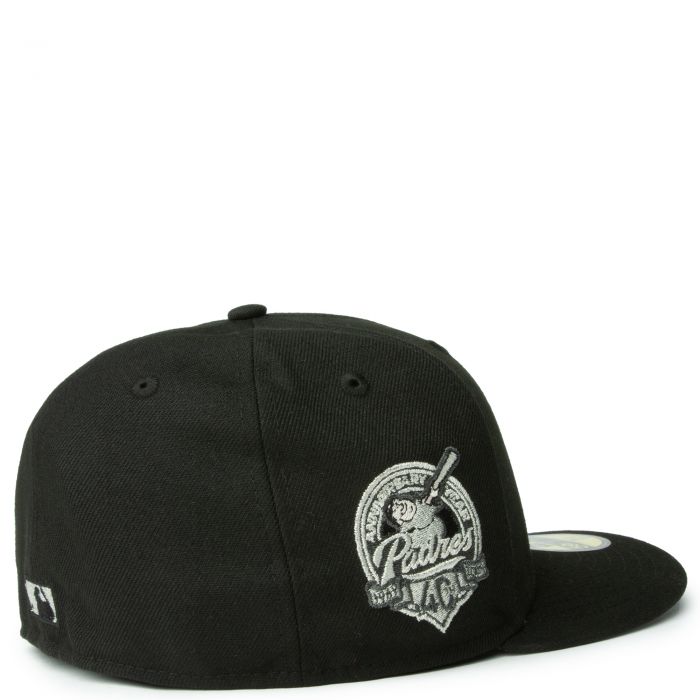 San Diego Padres Black 59Fifty Fitted Cap