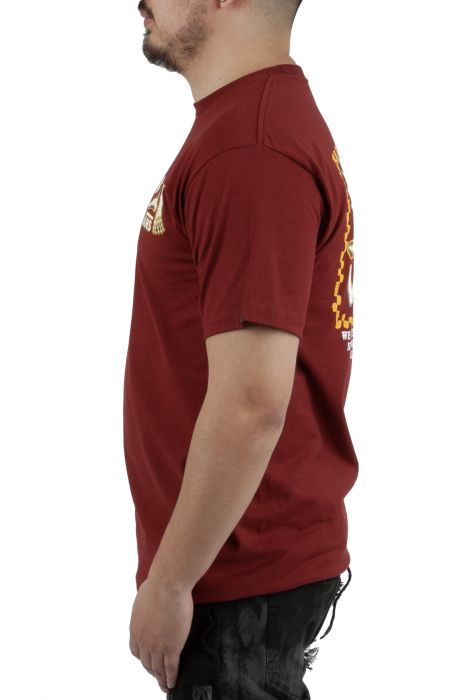 Foot X-Ray Specialist T-Shirt Burgundy