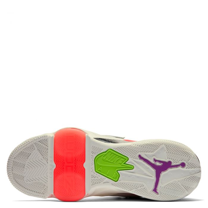 jordan zoom 92 sail flash crimson electric green