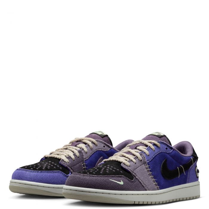 Zion Williamson x Air Jordan 1 Retro Low OG Voodoo Alternate Regency Purple/Vapor Green-Black