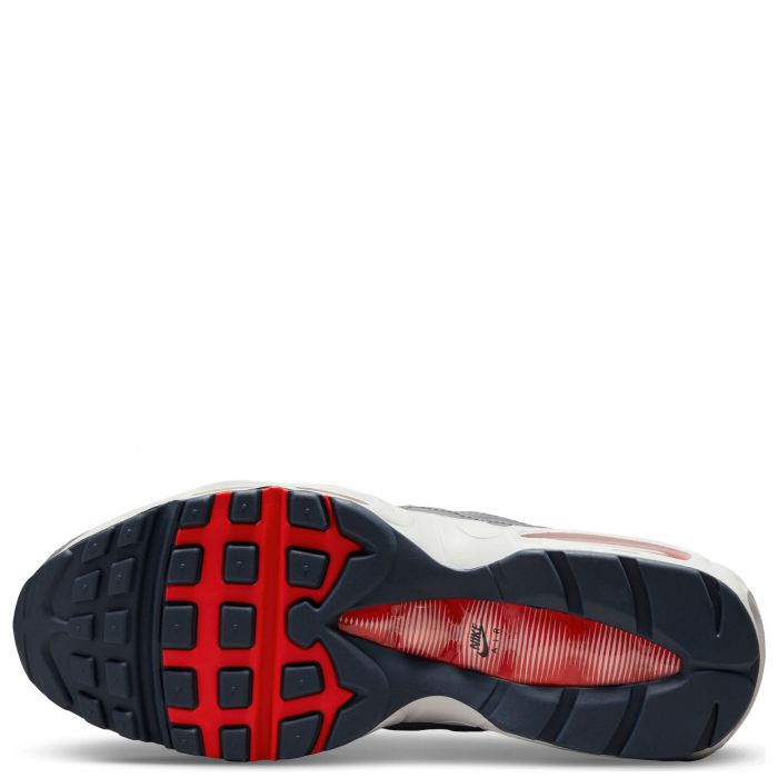 Air Max 95 Cement Grey/Thunder Blue-Chile Red