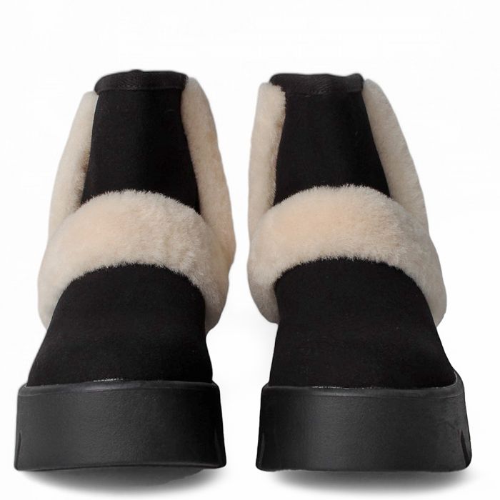 DUMBO Suede Bootie Black