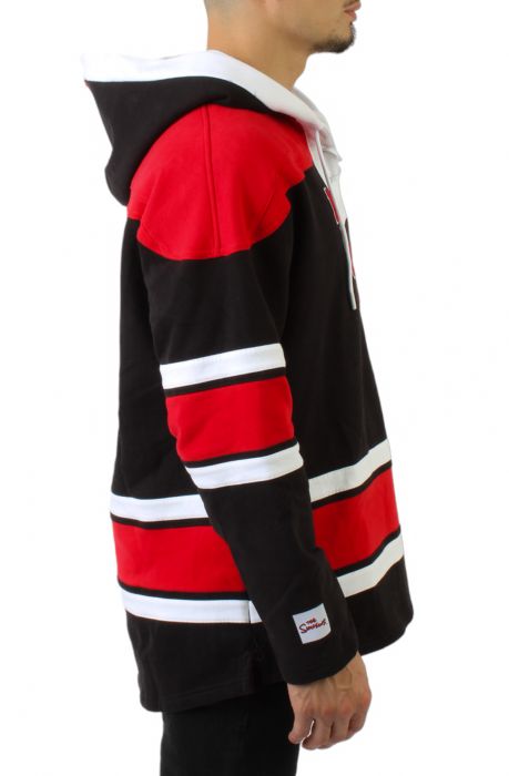 Puckhead Hockey Jersey Black/Red/White