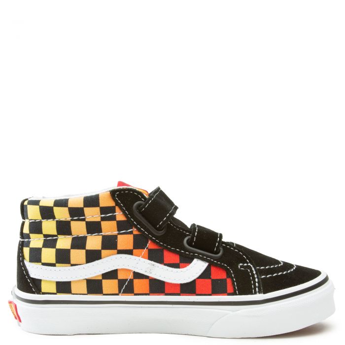 (PS) Flame Logo Repeat Sk8-Mid Reissue V (Flame Logo Repeat) Black/Multi