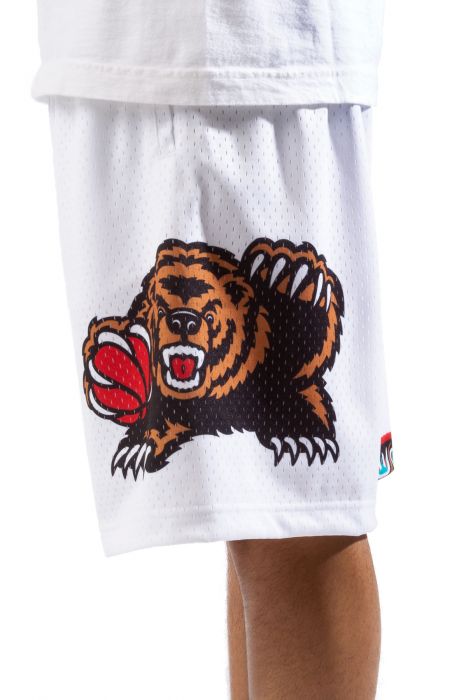 Vancouver Grizzlies Swingman Shorts White