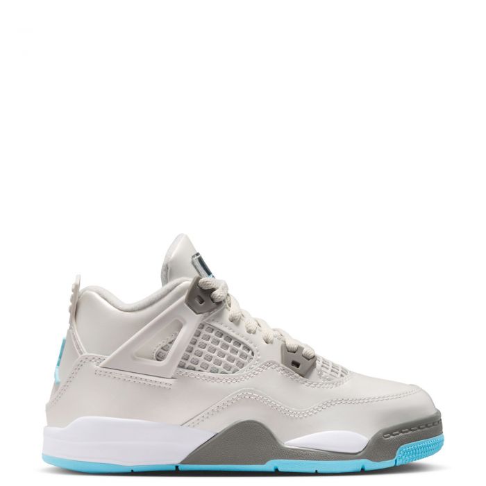 Pre-School Jordan 4 Retro 'Blue Chill' Photon Dust/Blue Chill-Flat Pewter-White