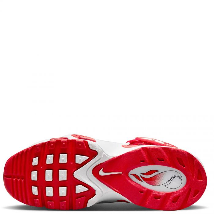 (GS) Air Griffey Max 1 Pure Platinum/University Red-White