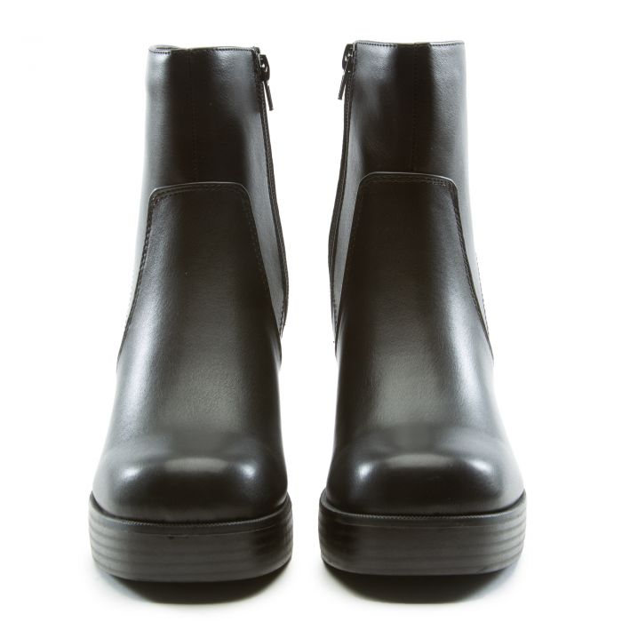 FD Unfurl-H High Heel Bootie Black Pu