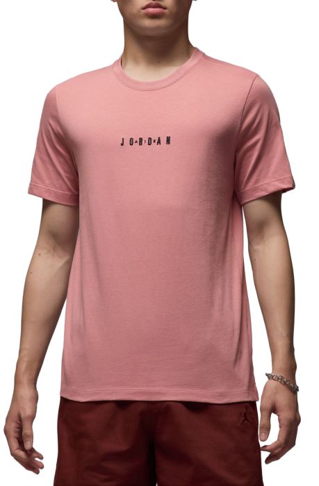 Jordan Air T-Shirt Rust Pink/Black/Black