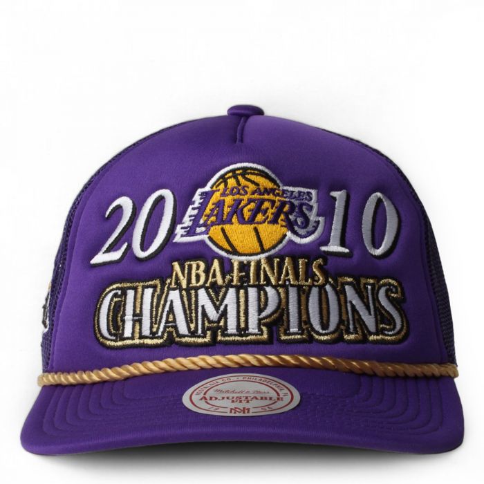 NBA Los Angeles Lakers Finals Champions Trucker Hat Purple
