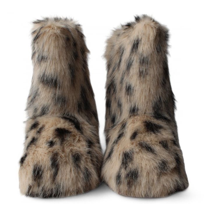 Melanie-21 Fur Boot  Multi color