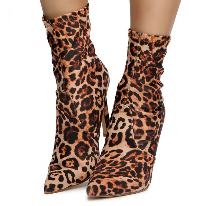 Women's Pointy Toe Heel Leopard