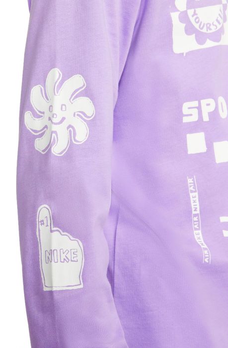 NSW A.I.R. Machine Long Sleeve T-Shirt Lilac