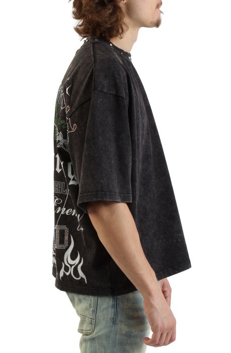 Fearlessness Crop T-Shirt  Black/Green