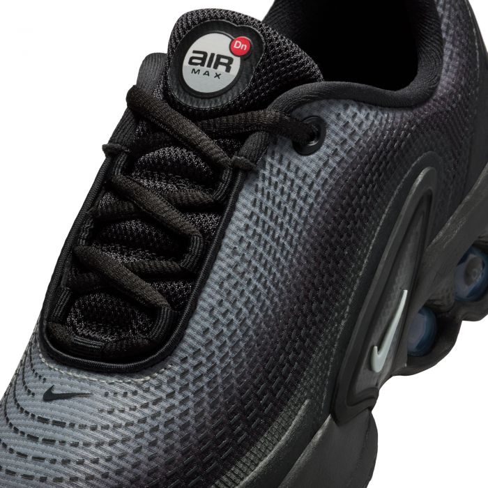 Grade-School Air Max Dn BLACK/LT SMOKE GREY-METALLIC SILVER