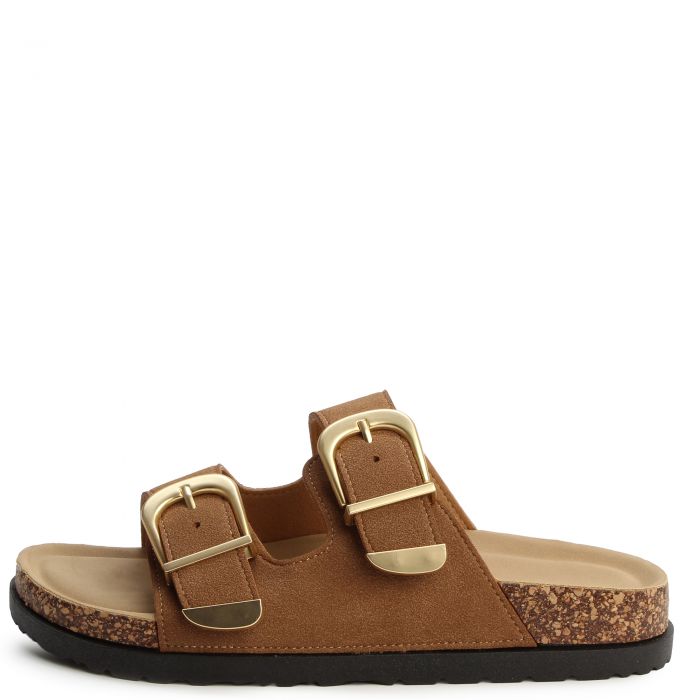Ash-63 2-Buckle Sandal Tan