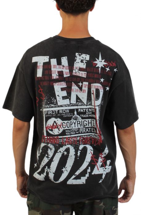 The End Graphic T-Shirt  Black