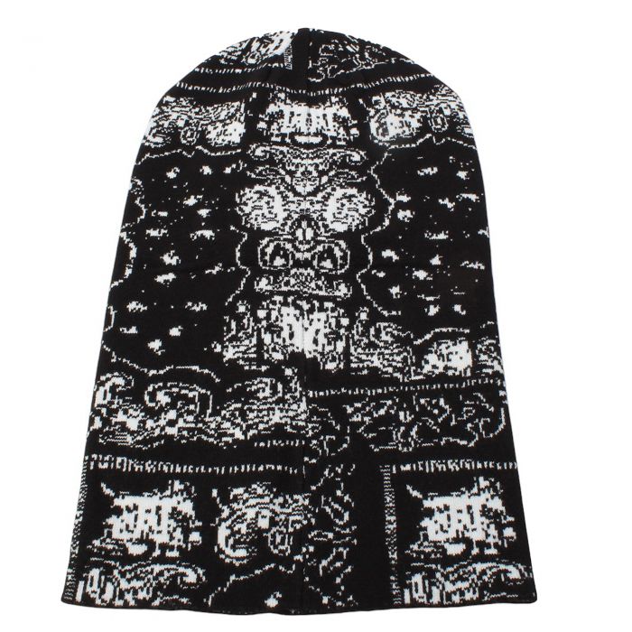 PAISLEY PATCHWORK MASK Black