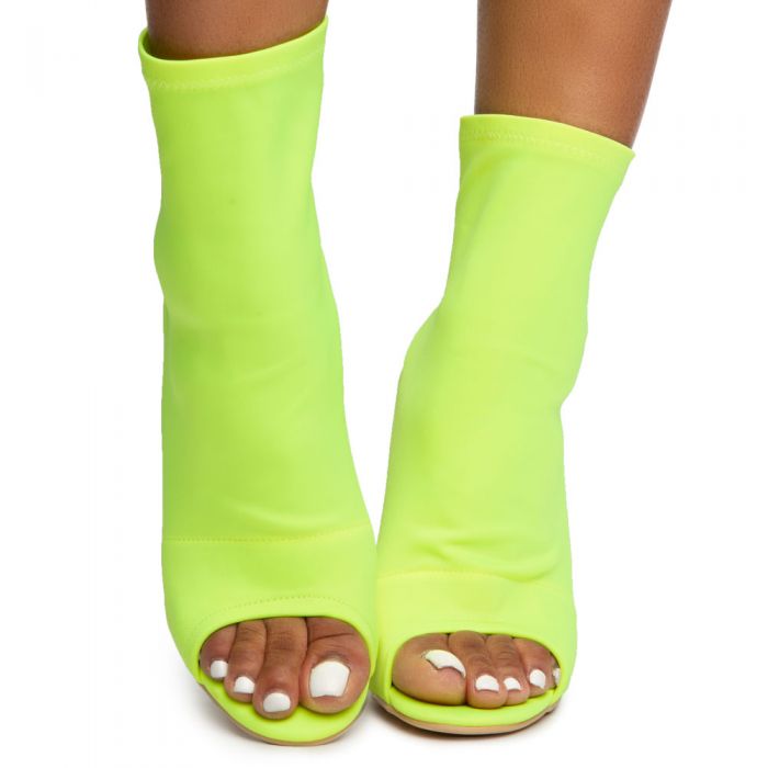 Dollar Sign Heel O/T Lime
