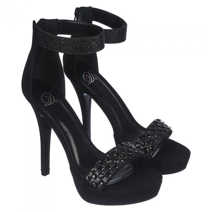 Women's Leoda-S Glitter High Heel Black