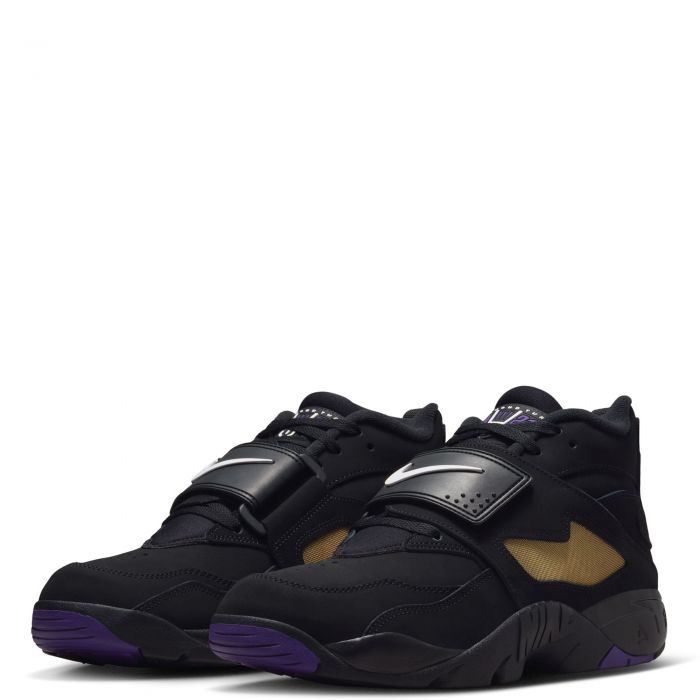 Deion Sanders Nike Air Diamond Turf Black/White-Club Purple-Metallic Gold