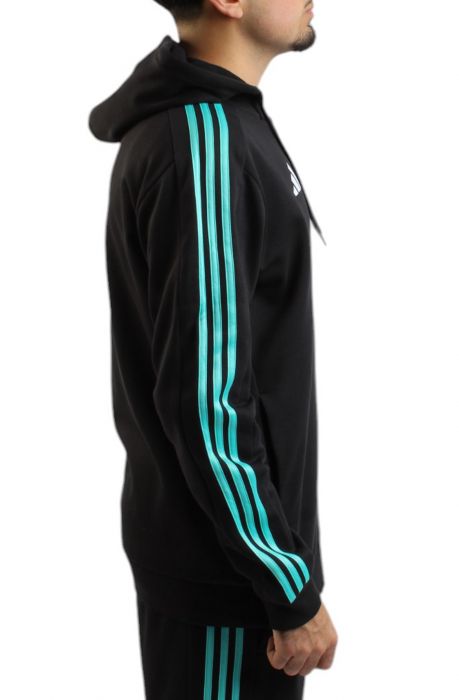 MERCEDES - AMG PETRONAS FORMULA ONE TEAM DNA FULL ZIP HOODIE Black / White