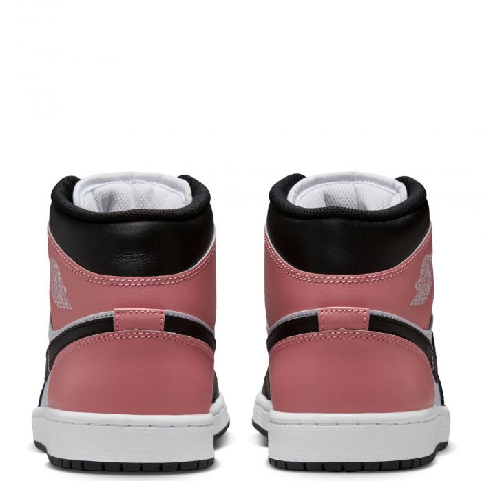 Air Jordan 1 Mid White/Black-Rust Pink