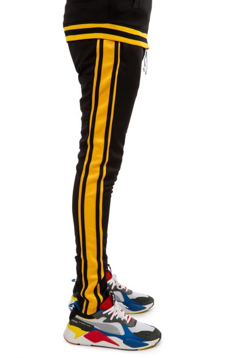 Nu Standard Track Pants Black/Yellow