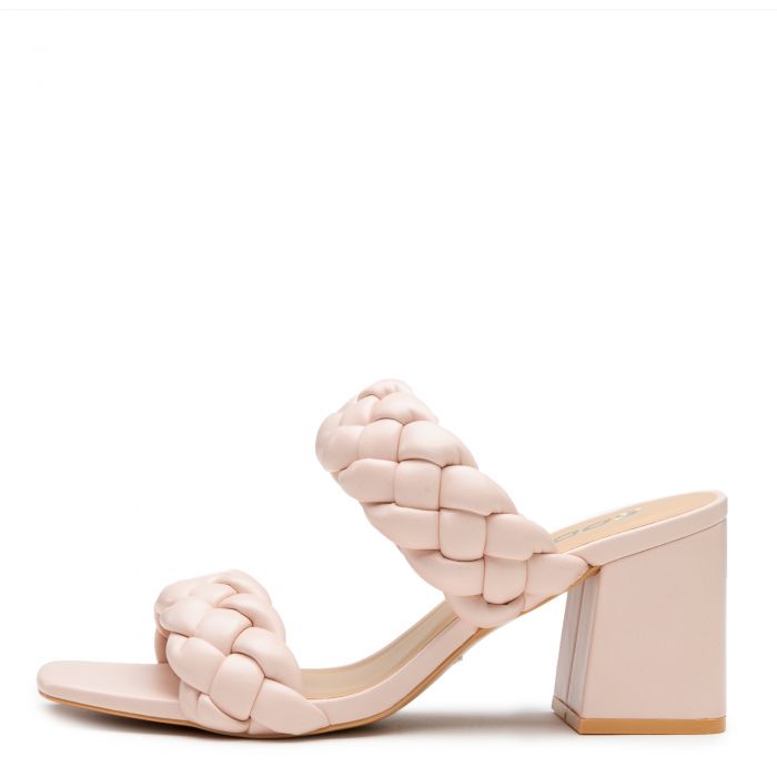 Mostly-S Low Heel Sandals Pink
