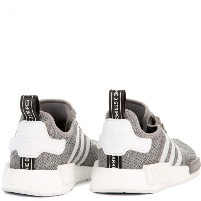 Unisex NMD_R1 Light Gray Sneakers DGSPGR/FTWWHT/FTWWHT