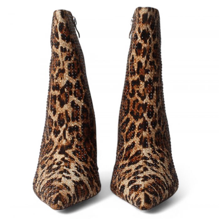 Chaundra- Stiletto Bootie  Multi Color Leopard