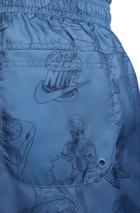 men's nike sportswear allover print woven shorts