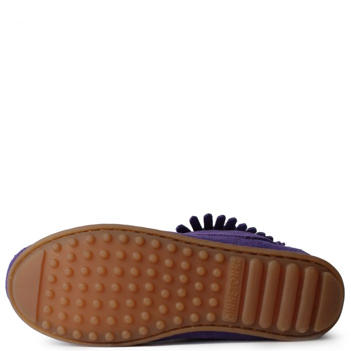 DOUBLE FRINGE PURPLE BOOTS Purple